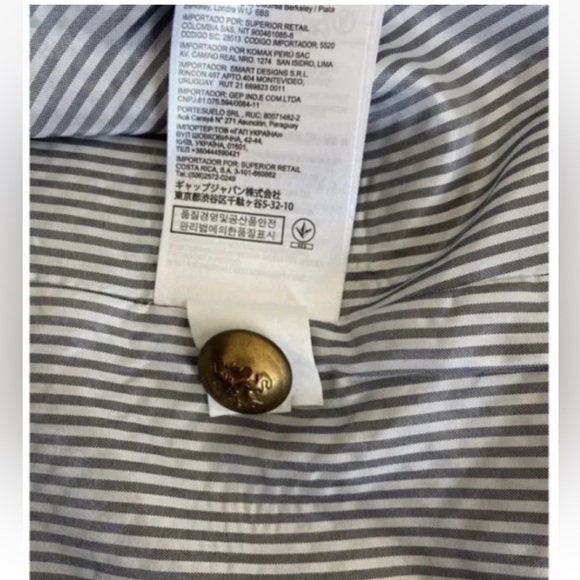 Banana Republic Equestrian Jacket Blazer Womens Sz 8 Petite NEW Black - Picture 10 of 12